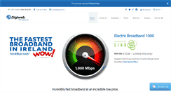 Desktop Screenshot of digiweb.ie
