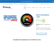 Tablet Screenshot of digiweb.ie